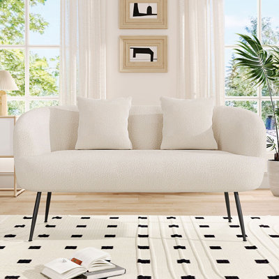 Kayce Fabric 146cm Reception Loveseat