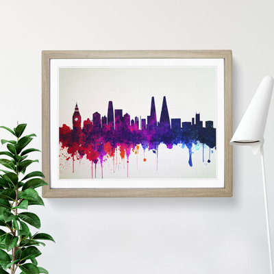 Colourful London Skyline Vol.4 Abstract - Painting