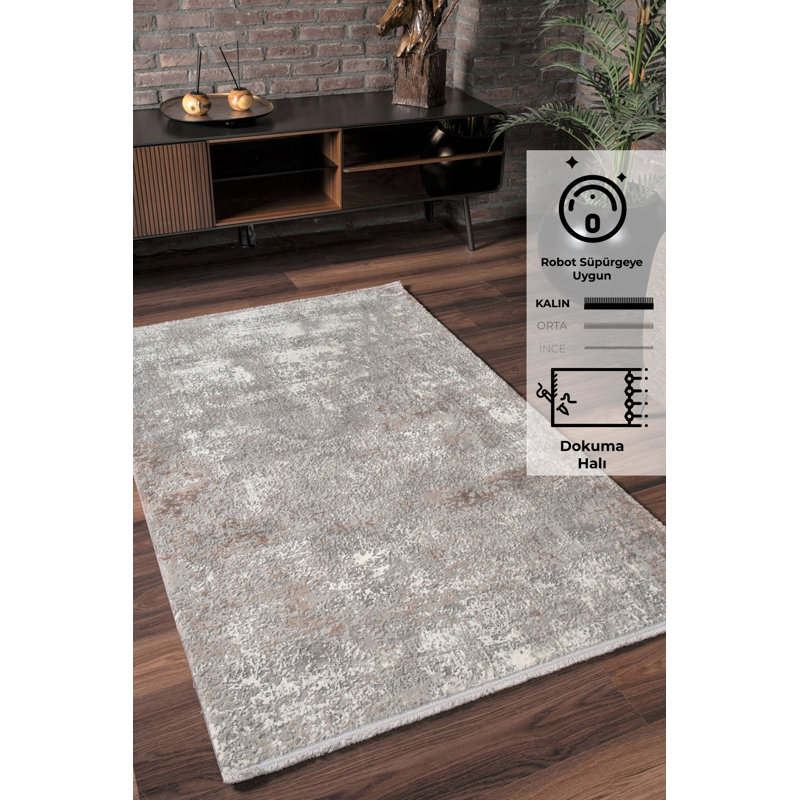 Anagrace Abstract Machine Made Indoor / Outdoor Area Rug, Rectangle 200 x 290cm