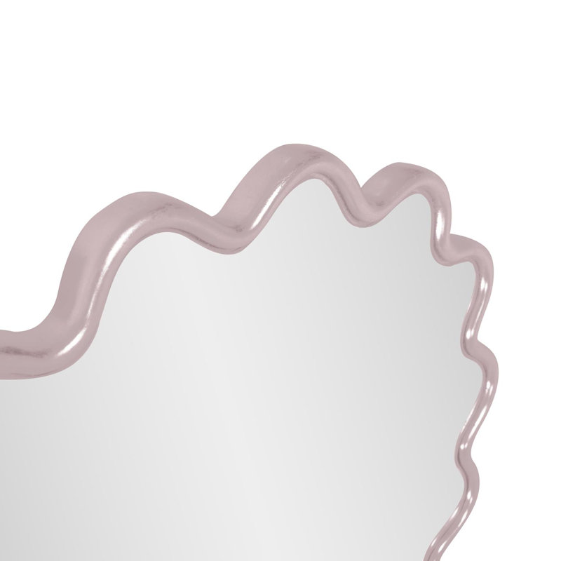 Miroir mural Anders, Rose clair