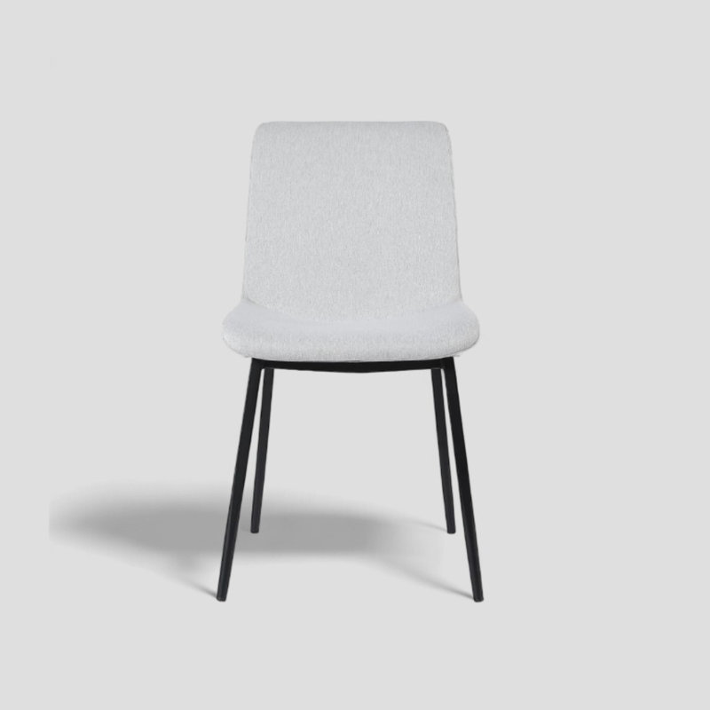 Chaise en tissu Thundelarra, Gris clair