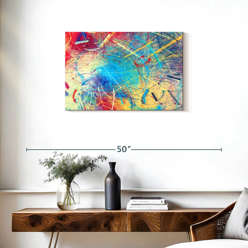Avery Abstract Primary Color, 20" H x 30" W