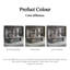 Bureau de luxe 94,49 po haut de gamme à double armoire gris foncé-449448376