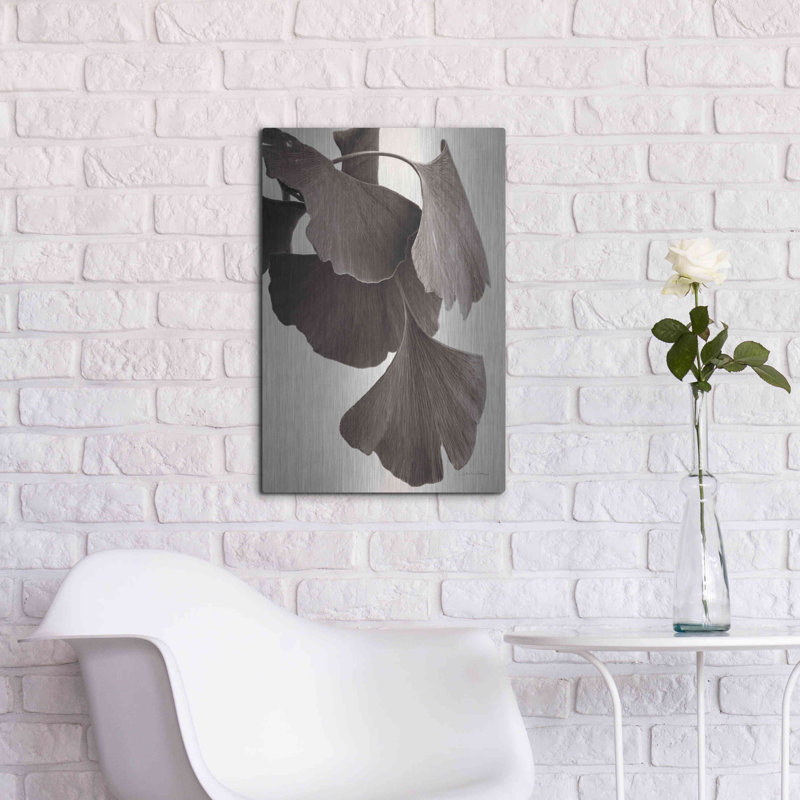 "Gingko sépia" par Debra Van Swearin, "Gingko sépia" par Debra Van Swearingen, H 24 po x l 16 po
