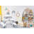 Blue Elephant 121.92cm W x 121.92cm D Indoor Canvas Triangular Play Tent-1746716160