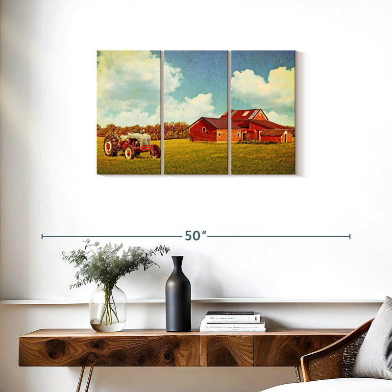 Lilie Old Farm Barn, 20" H x 33" W
