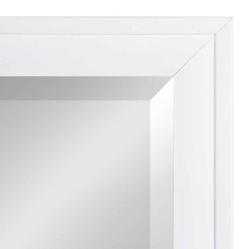 Perin Flat Mirror, 39.5" H x 27.5" W, White