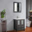  Ensemble de meuble-lavabo simple 24 po avec miroir-27042728