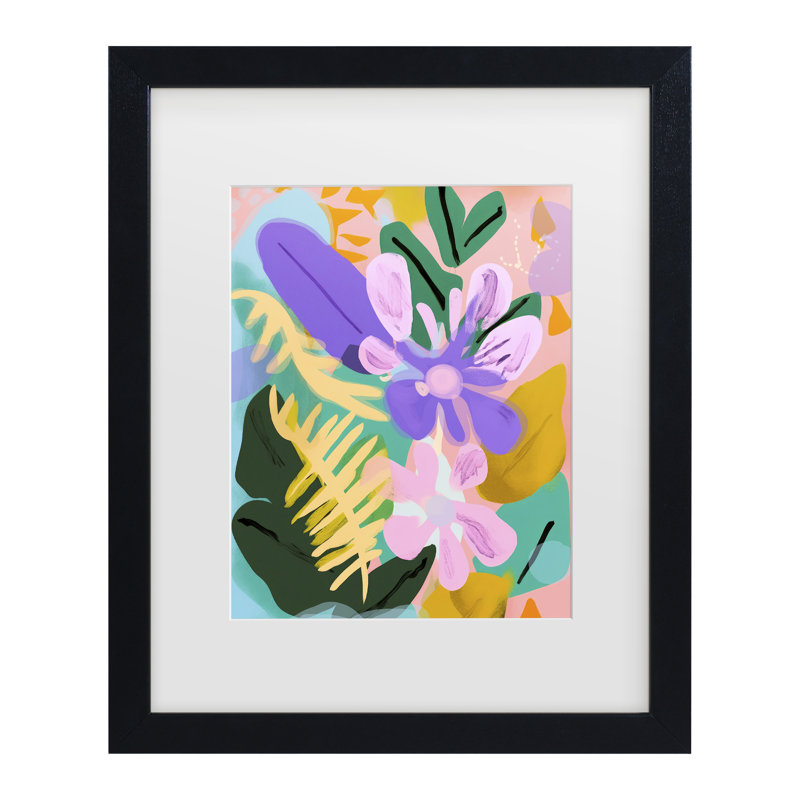 Treechild   Spring Flowers Matted Framed Art