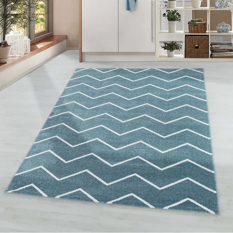 Eustache Solid Colour Flatweave Area Rug, Rectangle 200 x 290cm