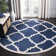 Ammundsen Geometric Navy/Beige Area Rug