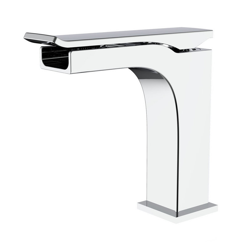 Robinet de salle de bain Ravine Waterfall, Chrome poli