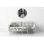 Jozelyn Glass Wall Clock