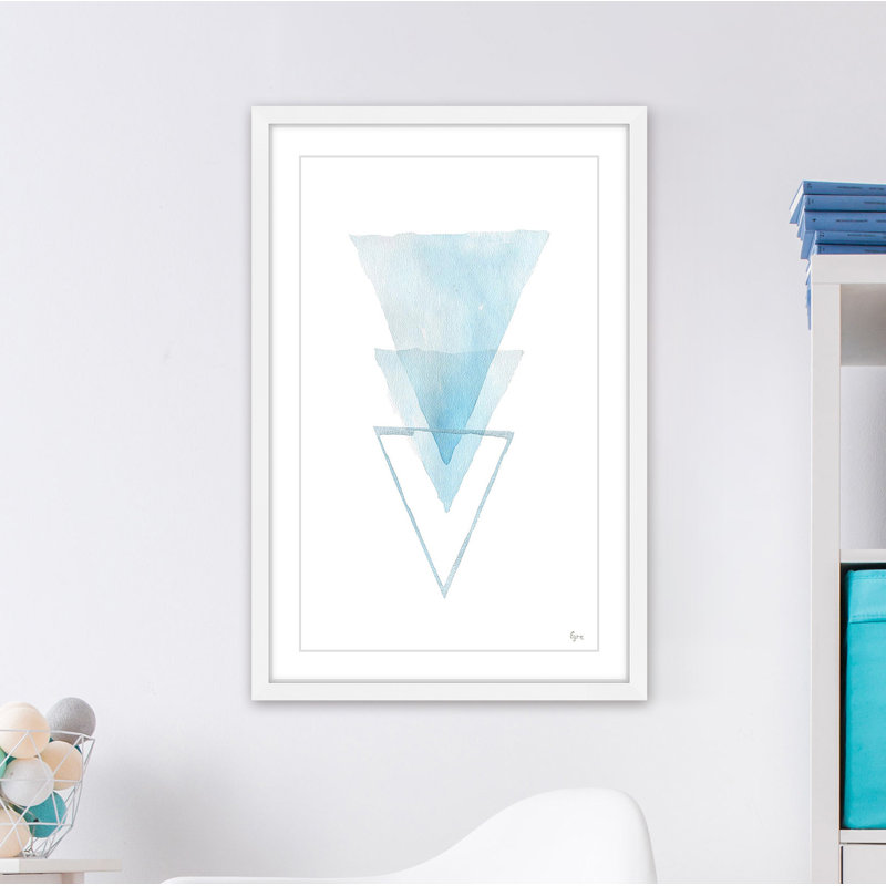 « inversed iceberg »-cadre photo, impression sur papier, H 36 po x l 24 po x P 1,5 po, Cadre blanc