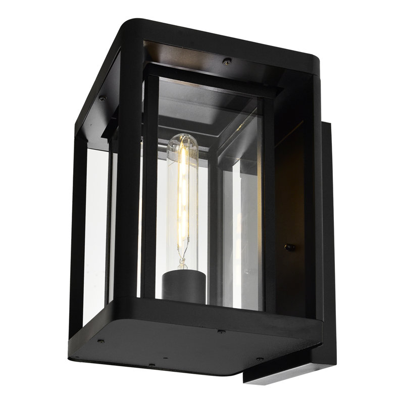 Lanterne murale d'extérieur 1 lumière pour terrasse, allée et jardin Ahan