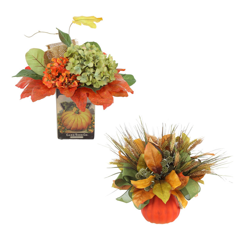 Arrangements floraux traditionnels d'automne
