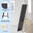 21''x64'' Rectangular Floor Standing Mirror With Stand – Aluminum Alloy Thin Frame, Wall Mountable, Hd Anti-explosion Glass, Bedroom/dressing Room Mirror-1525701058