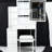Compact Vanity Table With Led Mirror, 3 Color Switching, Brightness Adjust, Cushioned Stool, White, For Small Spaces, , Left Bedside, American Design White Touch Options & Adjustable Brightness,-1850350845