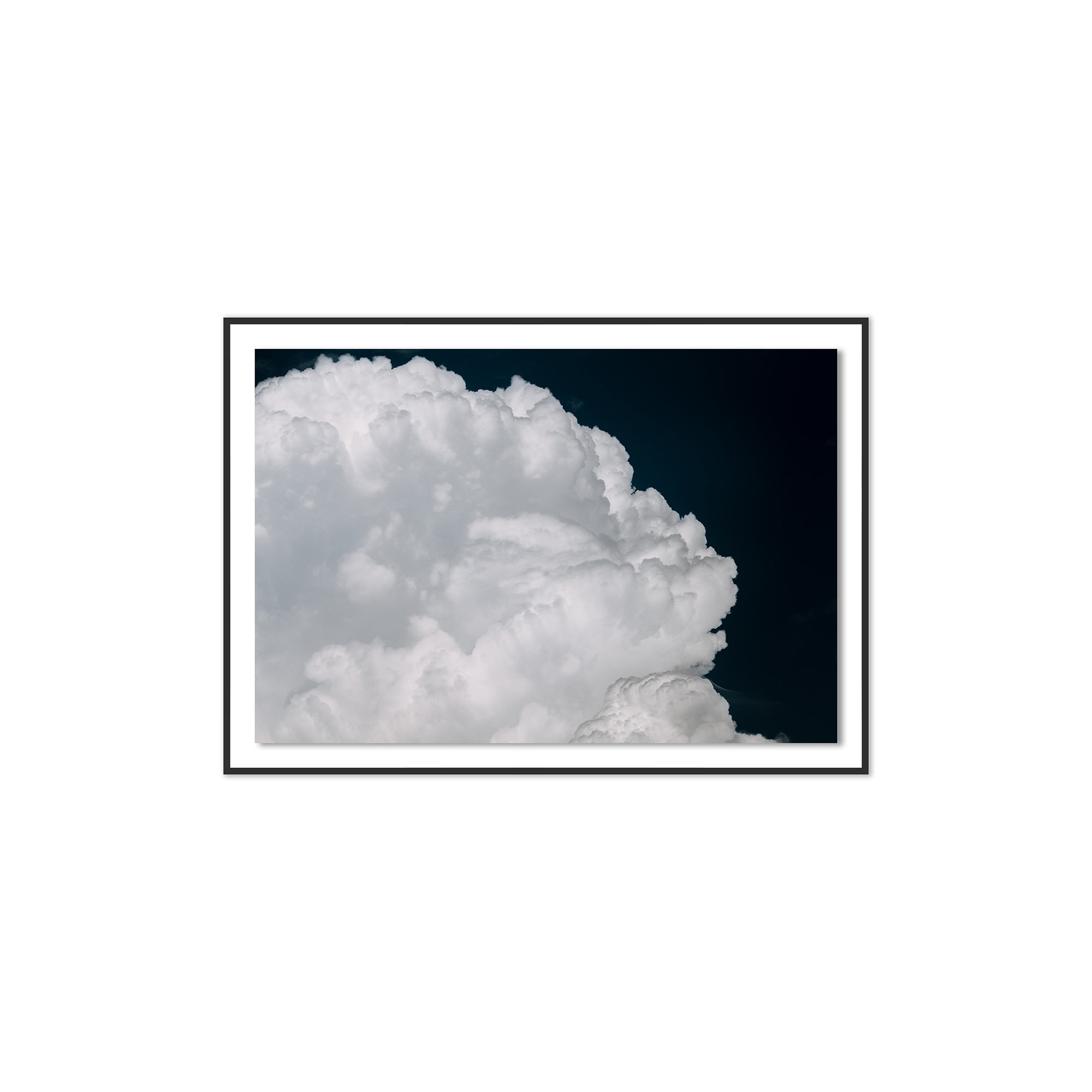 Cumulus by Michael Schauer, Black, 51" H x 72" W x 2.5" D
