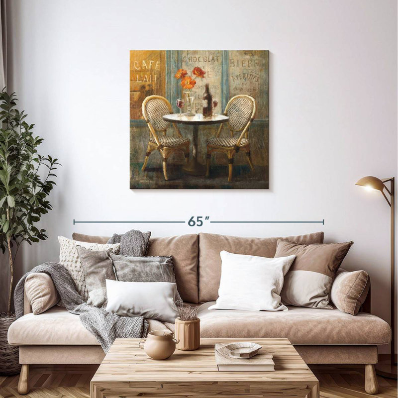 Yarlin Meet Me At Le Cafe I, 36" H x 36" W