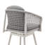 Chaise de bar 44 po avec repose-pieds