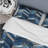 Blue Chevron Glam Pattern III - Transitional Duvet Cover Set-109160860