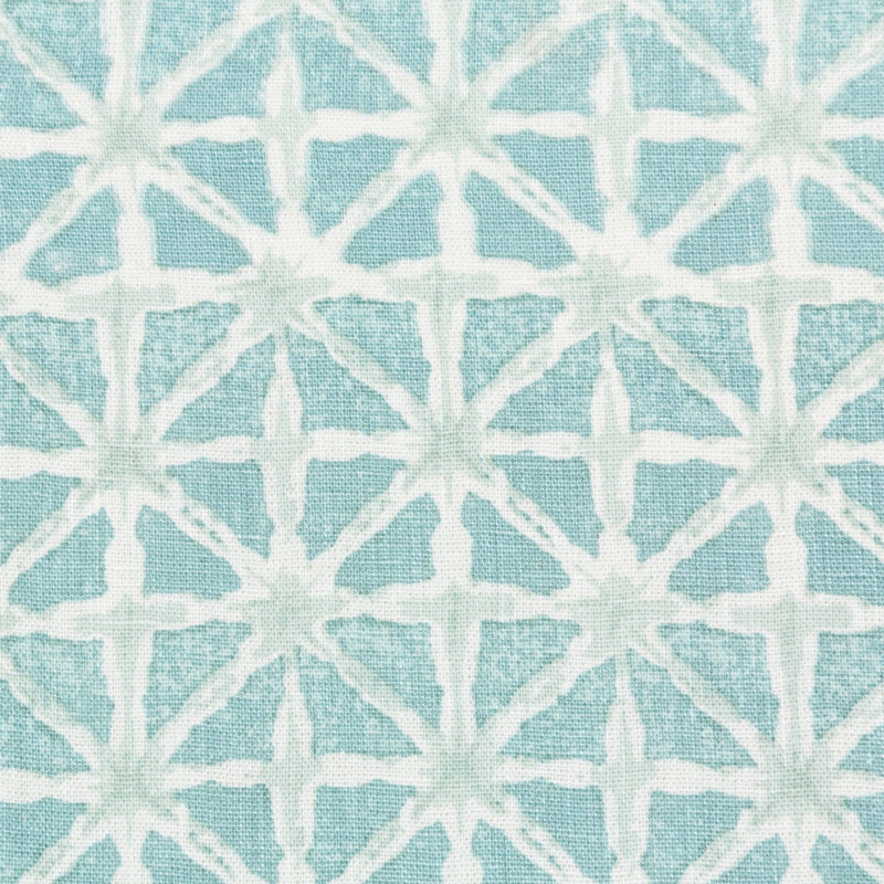 Avondale Sylvan 100% Linen Fabric, Aqua
