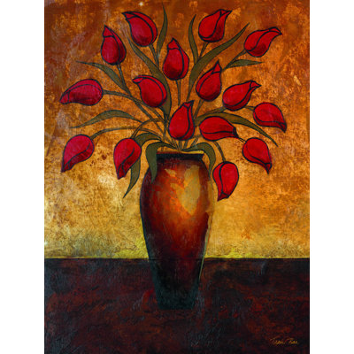 Red Simplicity 1 - Wrapped Canvas Print