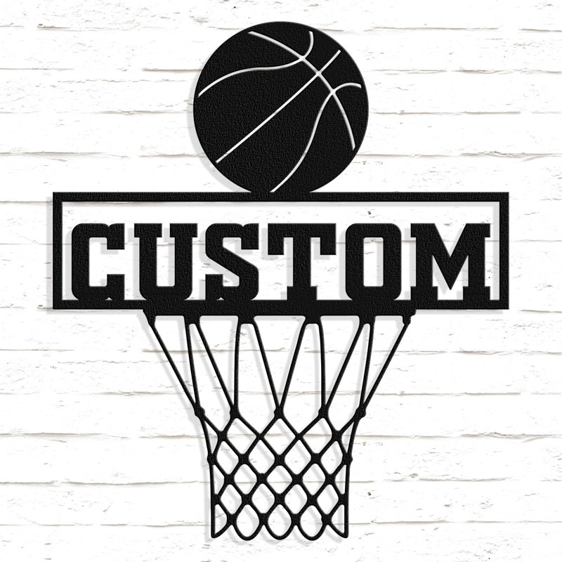 Sports Wall Decor on Metal, 20" H x 20" W x 0.05" D, Yes