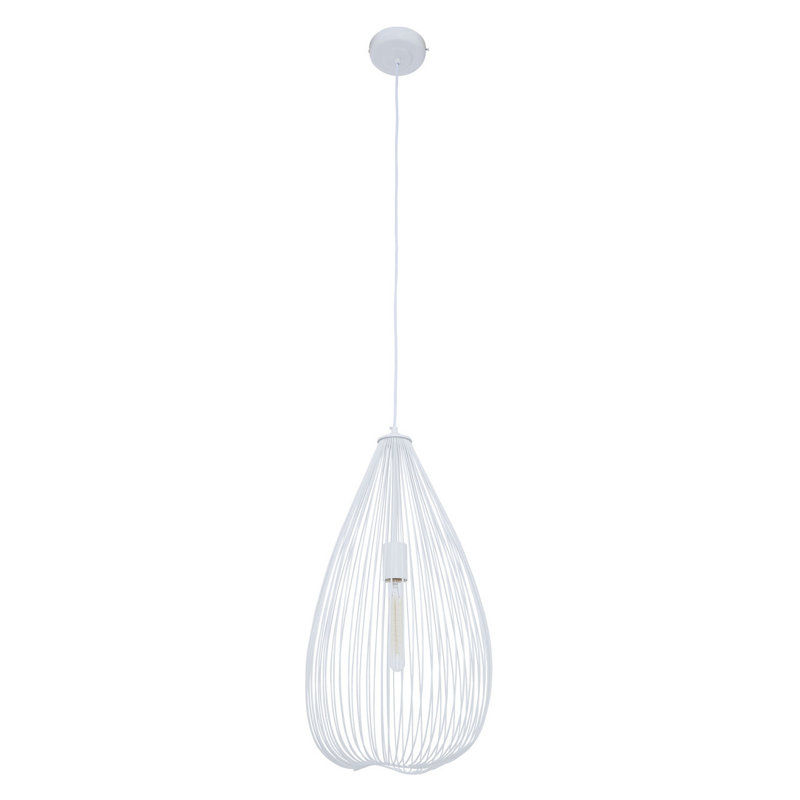 Krier 1 - Light Teardrop Pendant, White