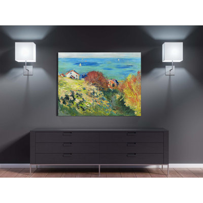 "SEASIDE Serenity" par Claude Monet_Floater Frame