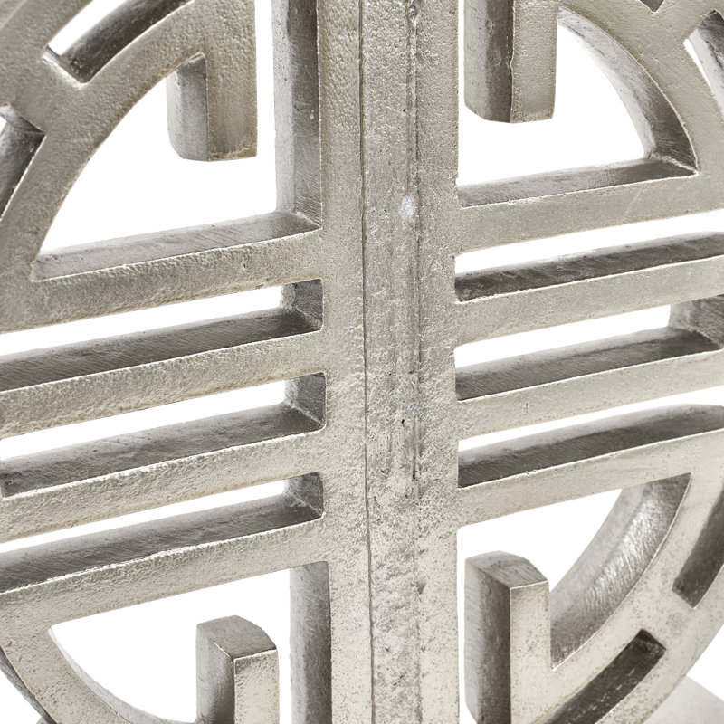 Onondaga Metal Lamp Base Lamp, Shiny Silver