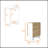 White And Macadamia Folding Dining Table-280808305