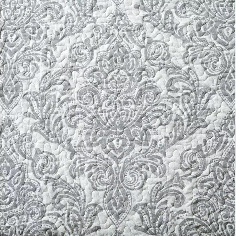 Casie Floral Bedspread, Single, Grey
