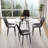 Zakirah 4 - Person Four Leg Dining Set-1772082087