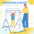 HOMCOM Steel Water Resistant Outdoor Kids Game