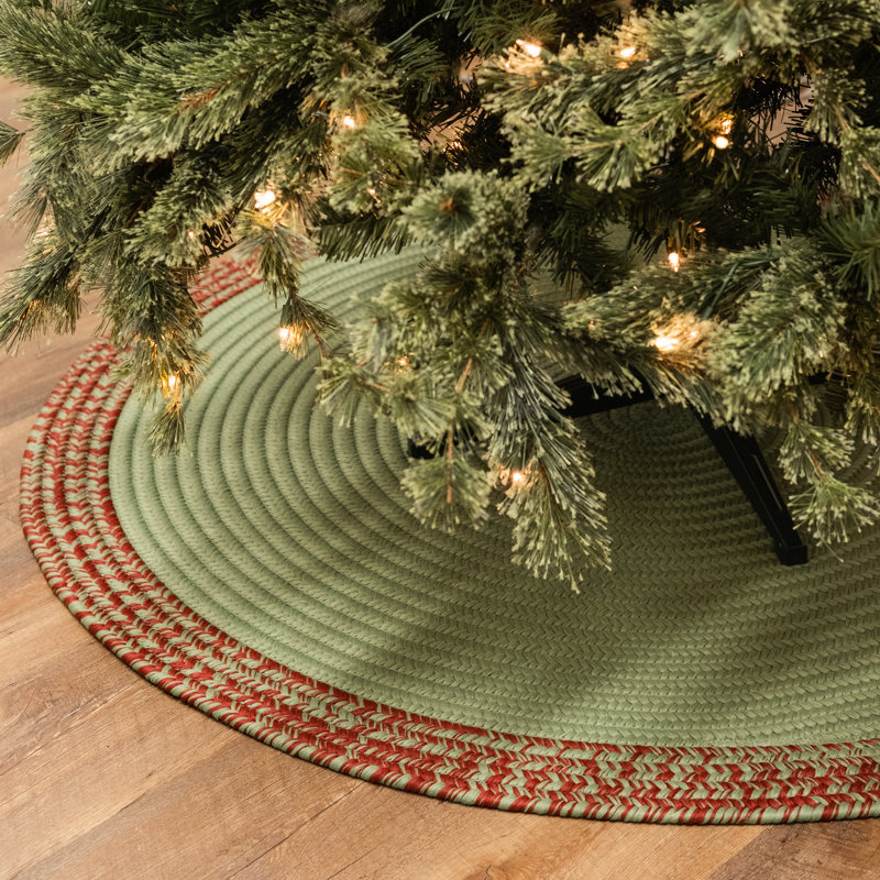 Tapis rond réversible de Noël Gruentker, Rond 5 pi 5 po