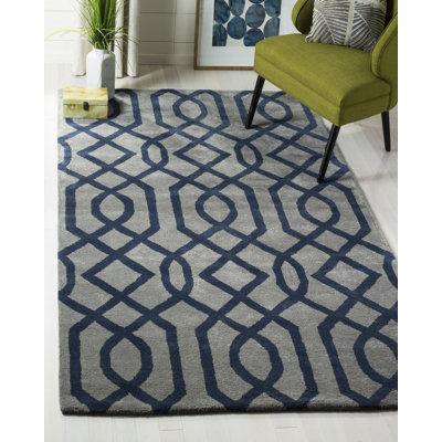 Mangan Geometric Wool Hand Woven Area Rug
