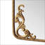 Miroir arqué à corps entier avec applique sculptée rétro, fixé au mur pour la décoration intérieure-2026153658