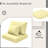 Outdoor 4" Thick Replacement Cushion Set Seat/Back Cushion (Set Of 3 Seats , 3 Backs , 2 Short Backs)-1764780898