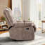 Fauteuil inclinable manuel manuel pour salon avec coussins inclinables en tissu respirant-1411621842