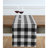 Morgan Check - 100% Pure Linen Table Runner-114726923-114726910