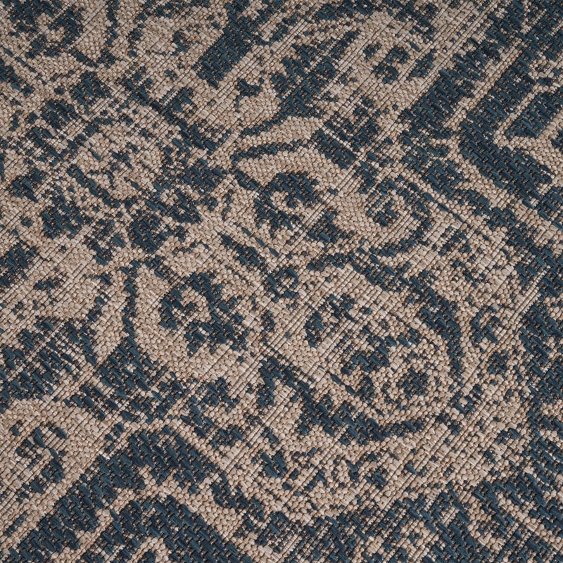 Tan Rectangle Polypropylene 5'3" X 7' Rug
