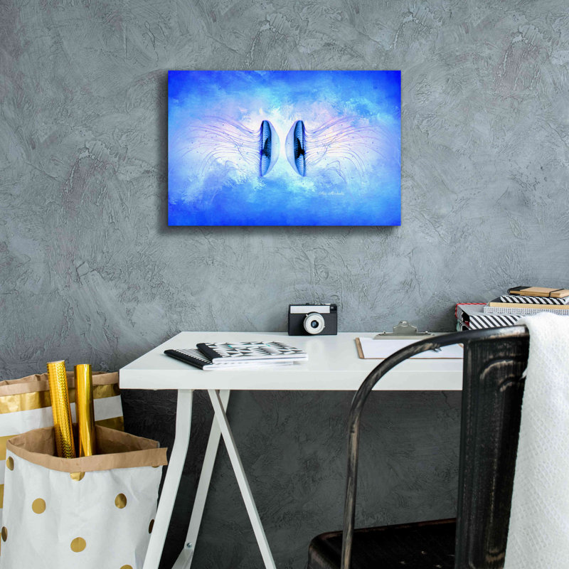 " Ocean Life " by Ata Alishahi, 12" H x 18" W x 0.75" D