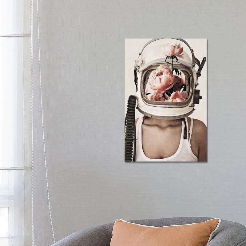 Space Bloom by Underdott Art - Wrapped Canvas Print, 66.04 cm H x 45.72 cm W x 1.91 cm D