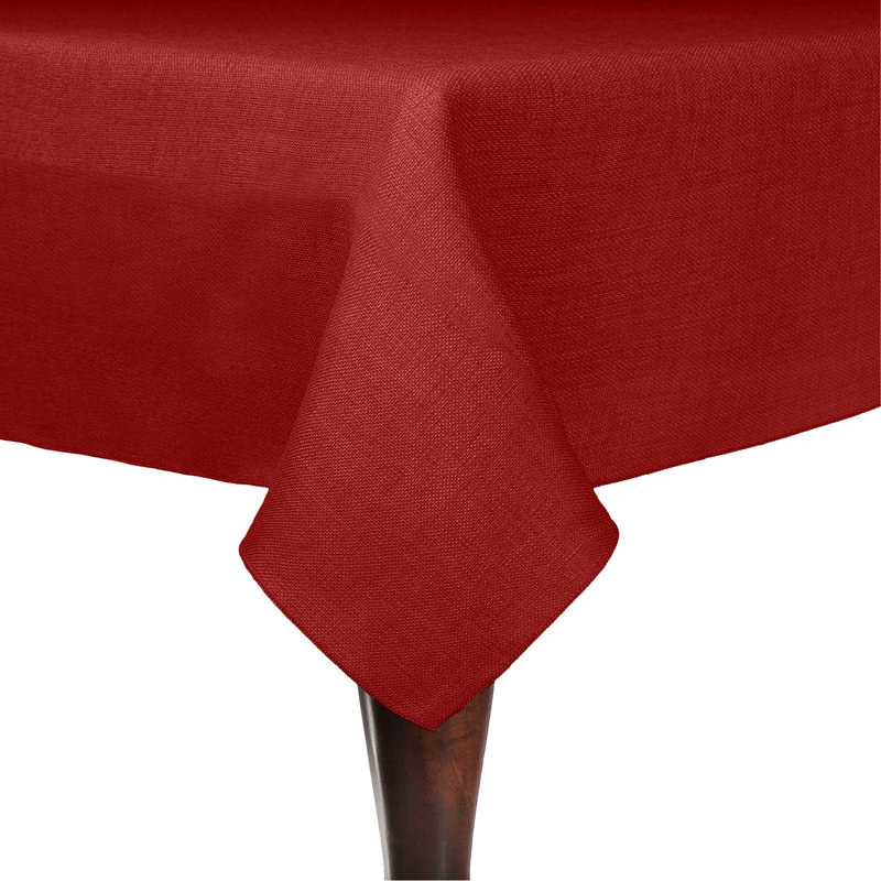 Ultimate Textile Square Tablecloth, 1, Holiday Red, 54" x 54"