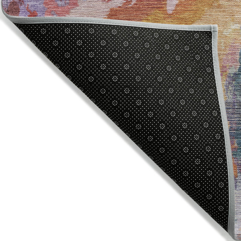 Tapis intérieur / extérieur lavable Theodara, 2'3" x 7'6"