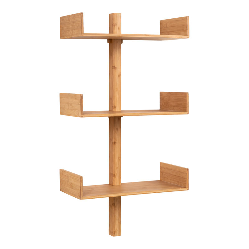Nadelie 3 Piece Wood Tiered Shelf with Adjustable Shelves