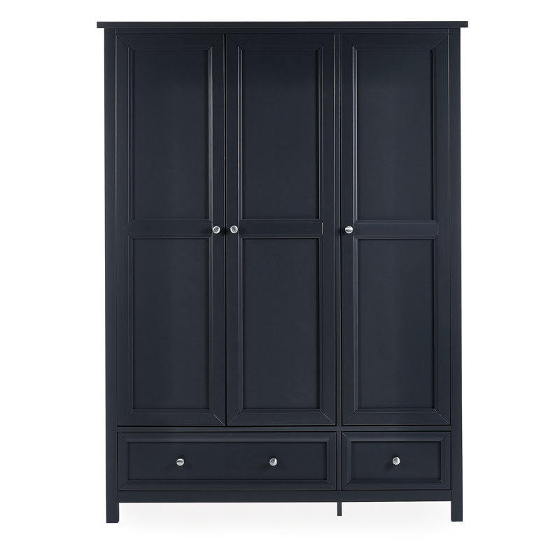 Vandiver 3 Door Solid Wood Wardrobe