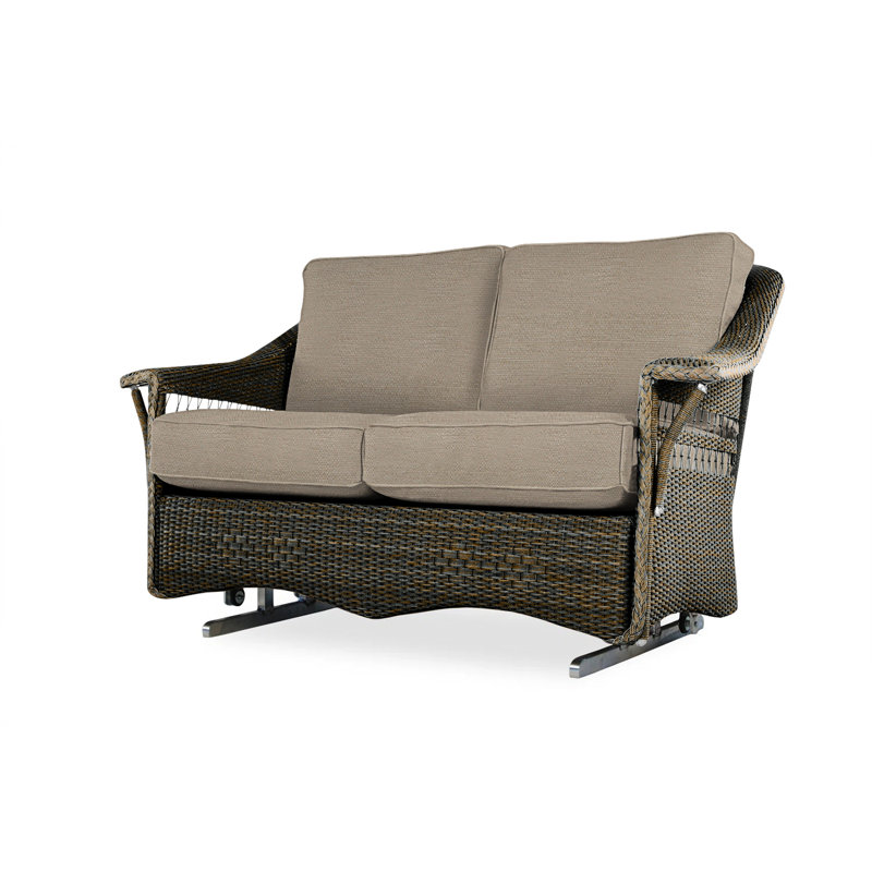 Nantucket Outdoor 2 - Seat Loveseat, Mink, Bamboo Bay Sky